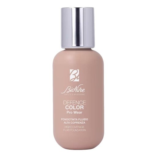 Bionike Defence Color Pro Wear Fondotinta Fluido Alta Coprenza 02 Cream, 50 ml