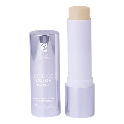 Bionike Defence Color Pro Wear Fondotinta in Stick Alta Coprenza 01 Ivoire, 14 ml
