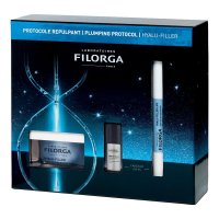 FILORGA HYALU-FILLER PROTOCOLLO RIMPOLPANTE Cofanetto Regalo, Hyalu-Filler Crema 50 ml + NCEF-Revitalize Serum 5 ml + Hyalu-Filler Lips 4 ml FILORGA HYALU-FILLER PROTOCOLLO RIMPOLPANTE Cofanetto Regalo, Hyalu-Filler Crema 50 ml + NCEF-Revitalize Serum 5 ml + Hyalu-Filler Lips 4 ml