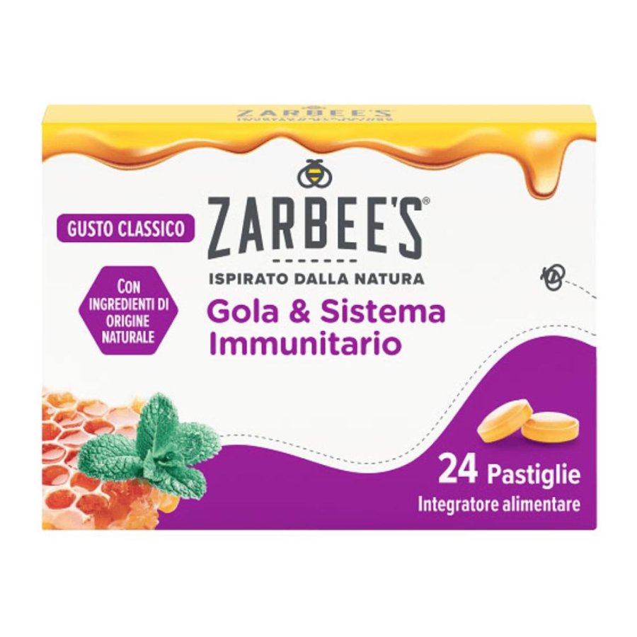 Zarbee&rsquo;s Gola e Sistema Immunitario, 24 Pastiglie