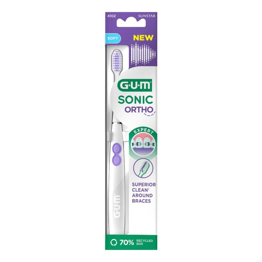 Gum Sonic Ortho Battery Toothb