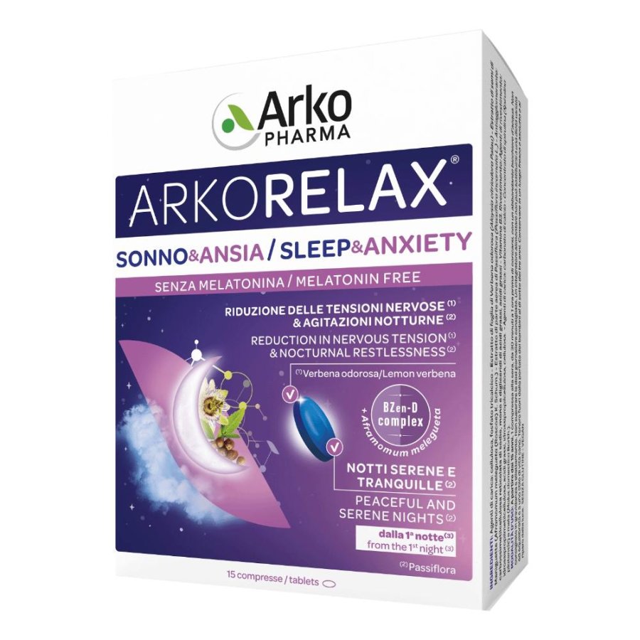 ARKORELAX Sonno&Ansia 15Cpr