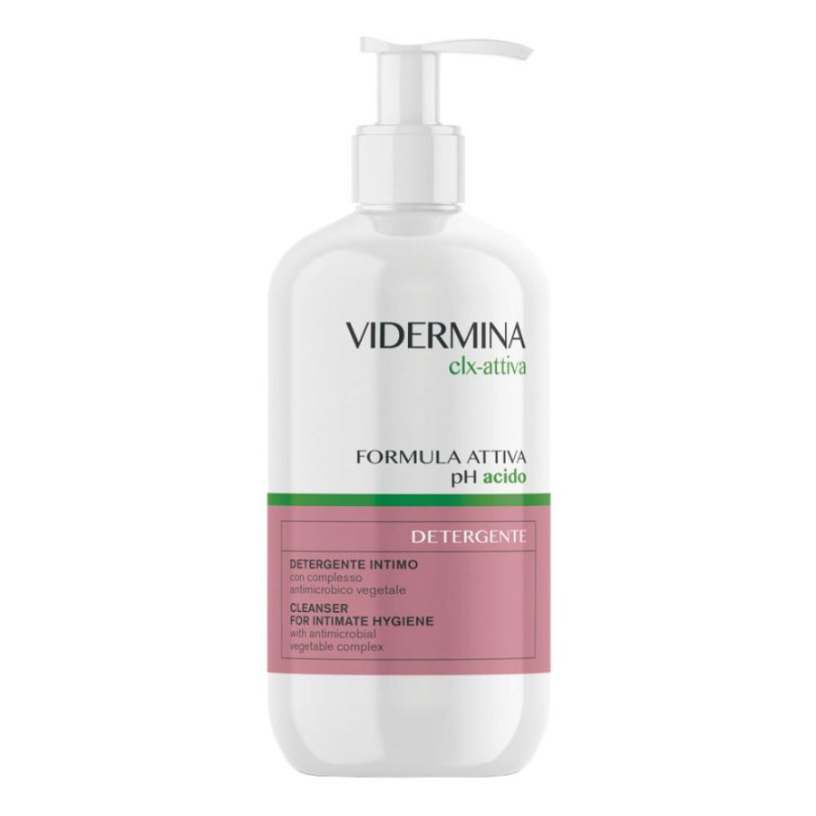 Vidermina CLX-Attiva Detergente Intimo Protezione Igienizzante pH 5.5 500 ml