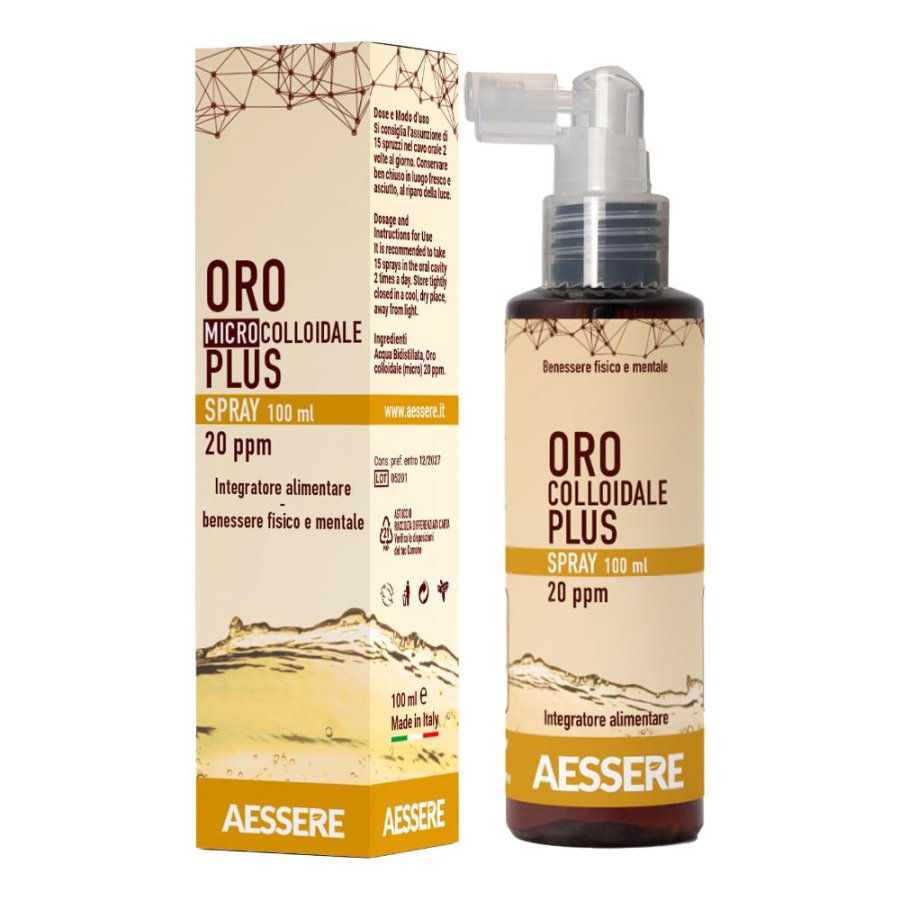 ORO COLLOID PLUS SPR 20PPM 100ML NF