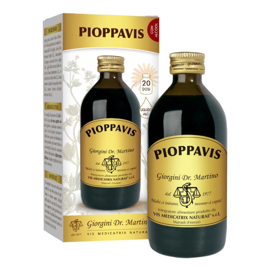 PIOPPAVIS LIQUIDO ALCOOL 200ML