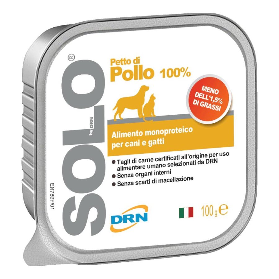 NEXTMUNE DRN SOLO CANE/GATTO MONOPROTEICO PETTO DI POLLO 100GR (vaschetta) NEXTMUNE DRN SOLO CANE/GATTO MONOPROTEICO PETTO DI POLLO 100GR (vaschetta)