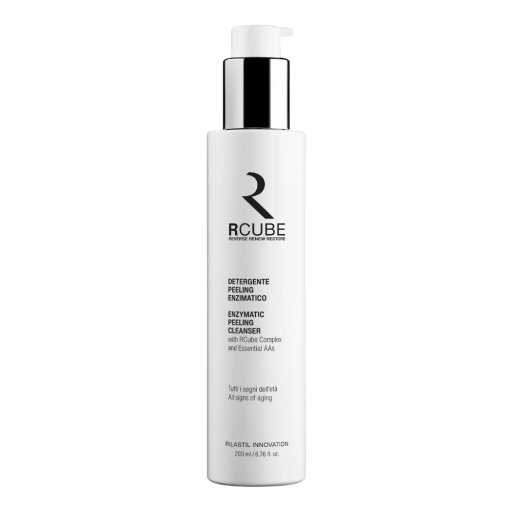 Rilastil RCube Detergente Peeling Enzimatico Viso, 200 ml 