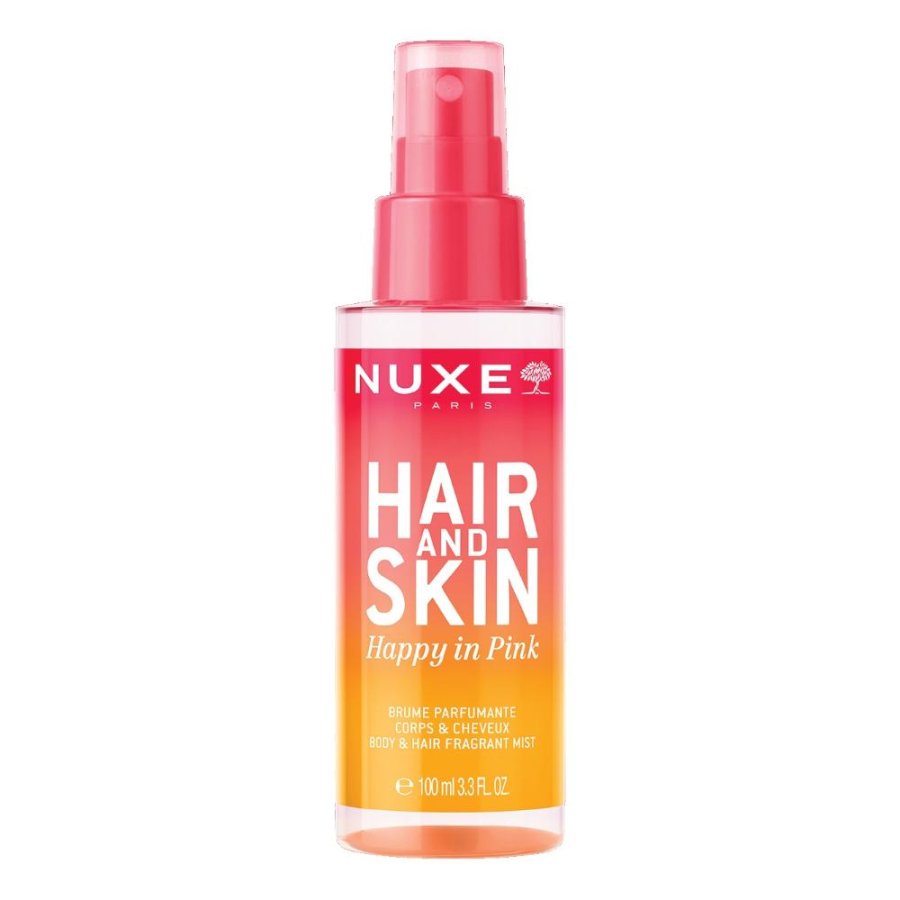 Nuxe Hair Mist Happy In Pink Spray Profumato Corpo e Capelli, 100 ml
