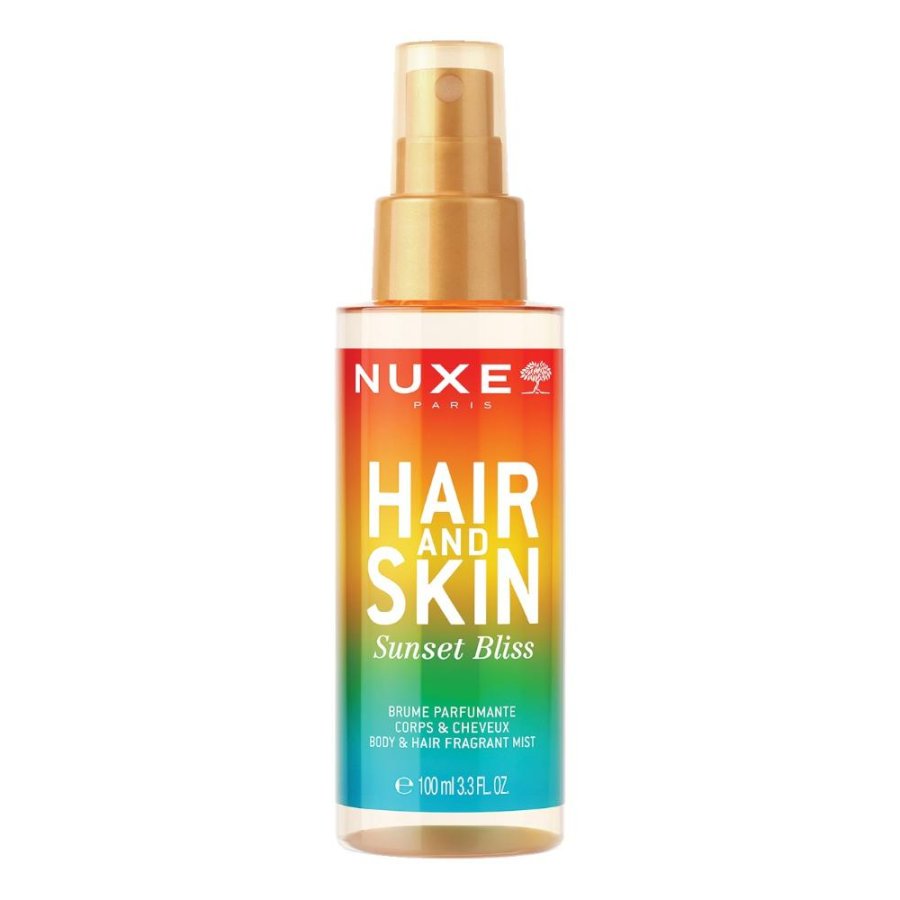 Nuxe Hair Mist Sunset Bliss Spray Profumato Corpo e Capelli, 100 ml