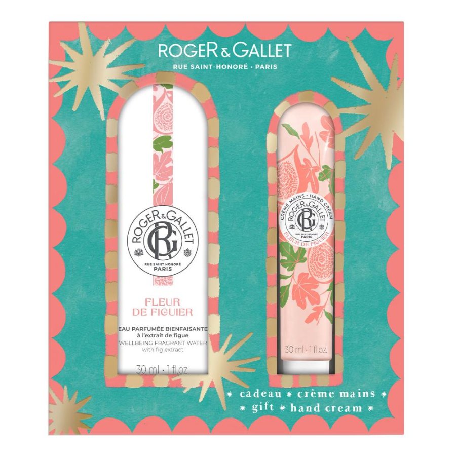 Fleur de Figuier Roger&Gallet, acqua profumata 30 ml + crema mani 30 ml