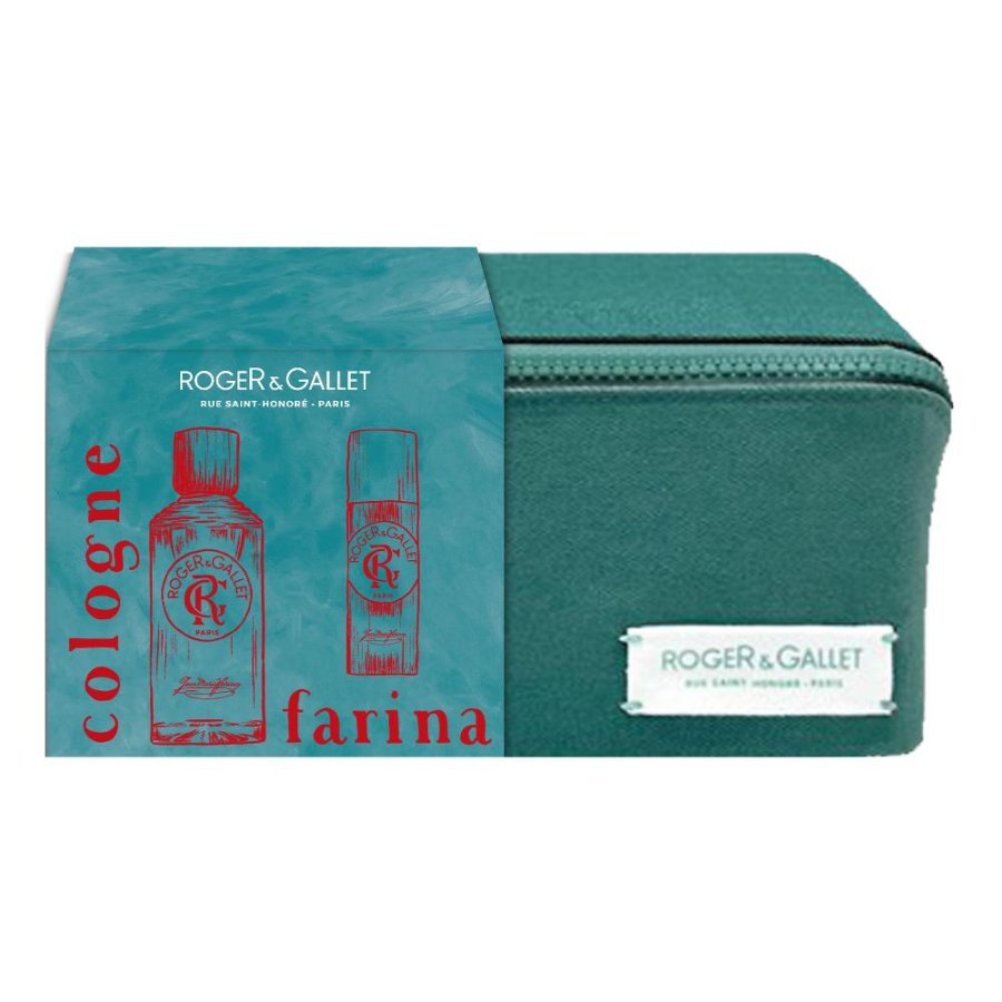 Roger&Gallet Il Grande Bazar di Natale Jean Marie Farina Uomo, acqua di colonia 100 ml + deodorante spray 150 ml