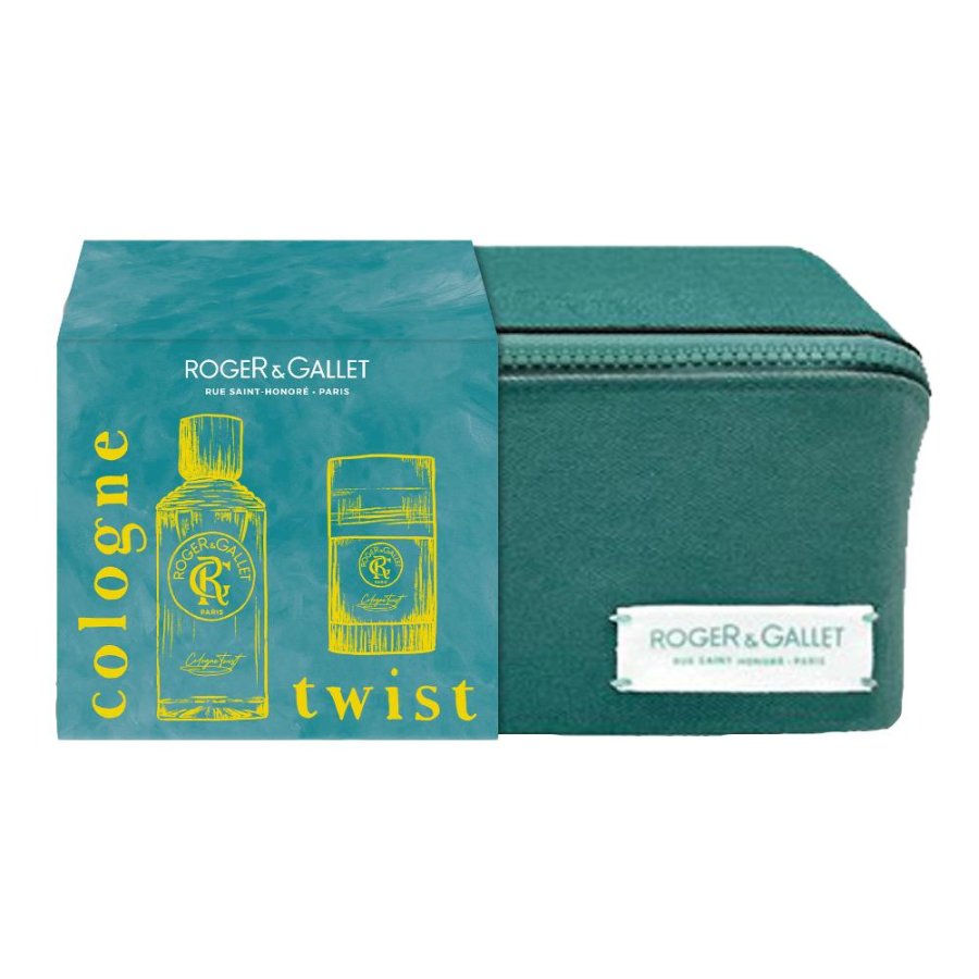 Roger&Gallet Il Grande Bazar di Natale Cologne Twist Uomo, acqua di colonia 100 ml + deodorante stick 50 g