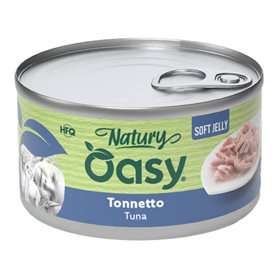 OASY GATTO NATURY SOFT JELLY TONNETTO 85GR (lattina)