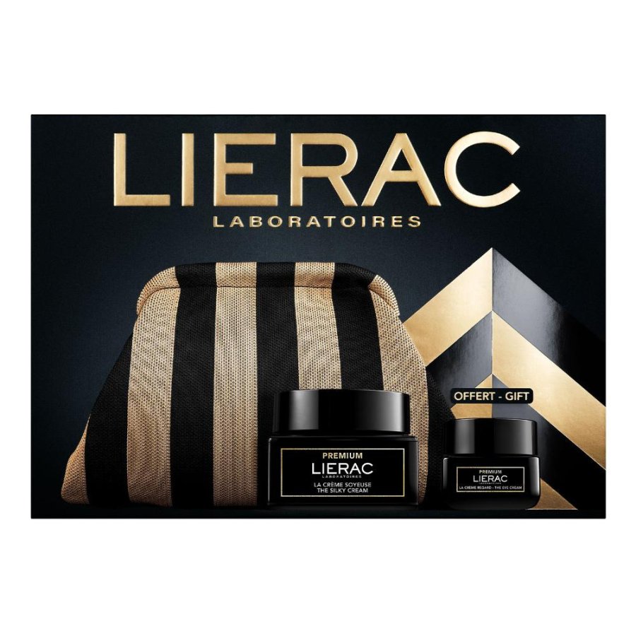 Lierac Premium Cofanetto Crema Soyeuse 50 ml + Crema Occhi 20 ml + Trousse Lierac Premium Cofanetto Crema Soyeuse 50 ml + Crema Occhi 20 ml + Trousse