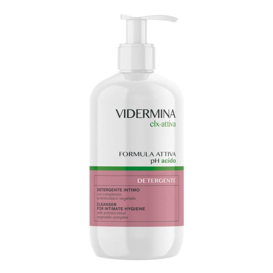 Vidermina clx-attiva Detergente Intimo Igienizzante pH 5.5 300 ml