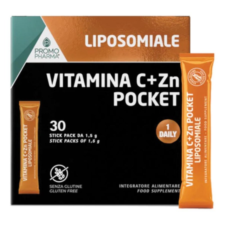 VITAMINA C+ZN POCKET LIPOS 30STICK