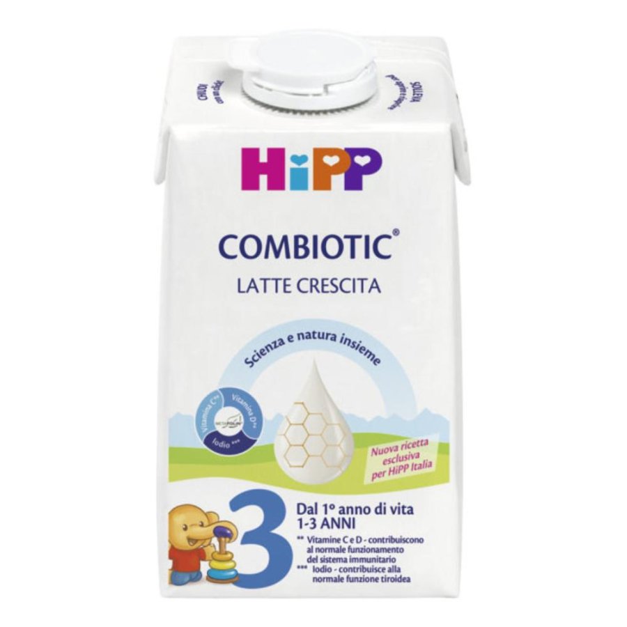 HiPP 3 Combiotic Latte Crescita Pronto da Bere, 500 ml