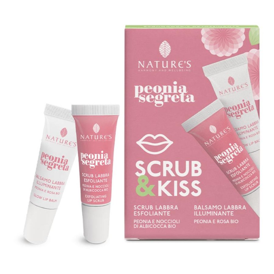 Nature's Peonia Kit Scrub&kiss