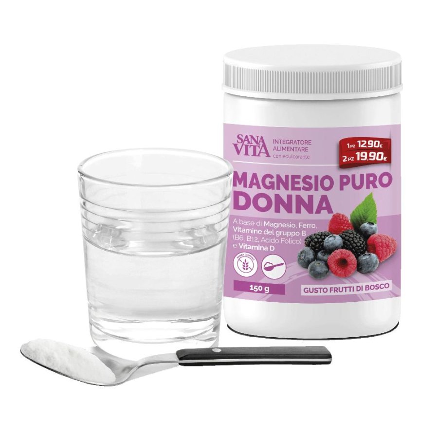 Sanavita Magnesio Puro Donna, 150 g Sanavita Magnesio Puro Donna, 150 g