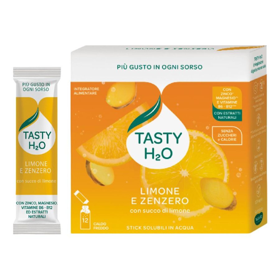 Tasty H2o Limone/zenz 12stick