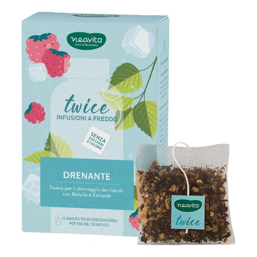 Neavita Tisana Twice Dren 12pz Neavita Tisana Twice Dren 12pz