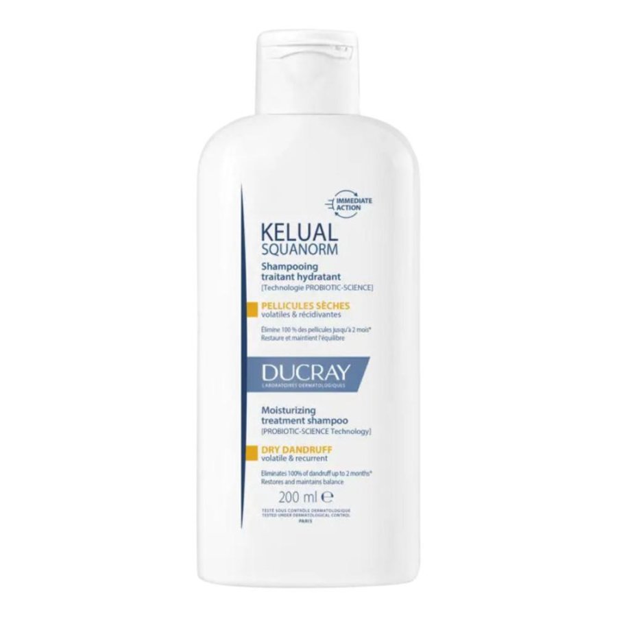 Ducray Kelual Squanorm Shampoo Anti-Forfora Regolatore, 400 ml