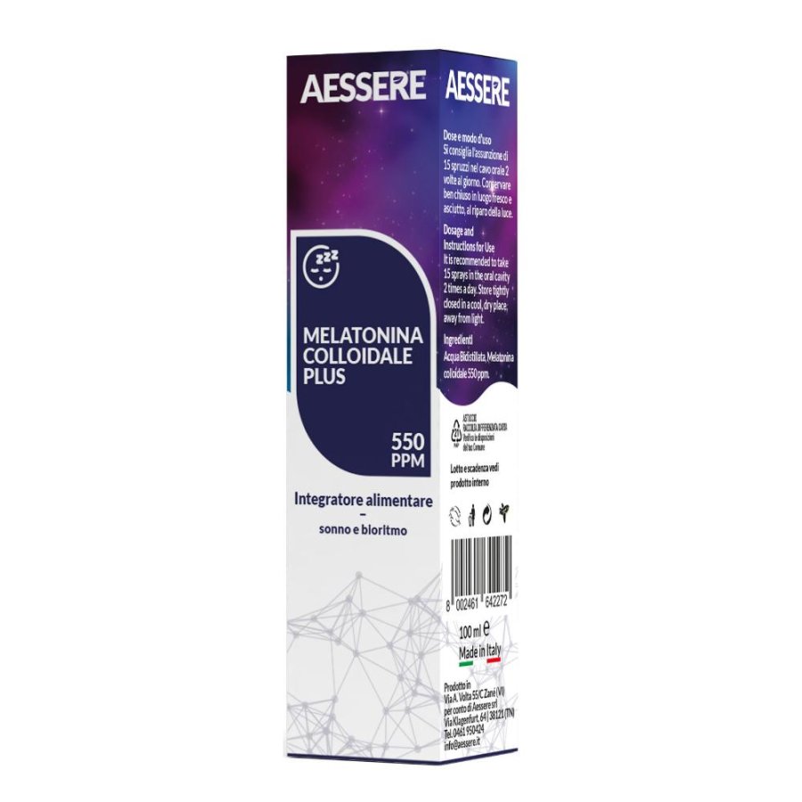 MELATONINA COLLOID PLUS 550SPR100ML MELATONINA COLLOID PLUS 550SPR100ML