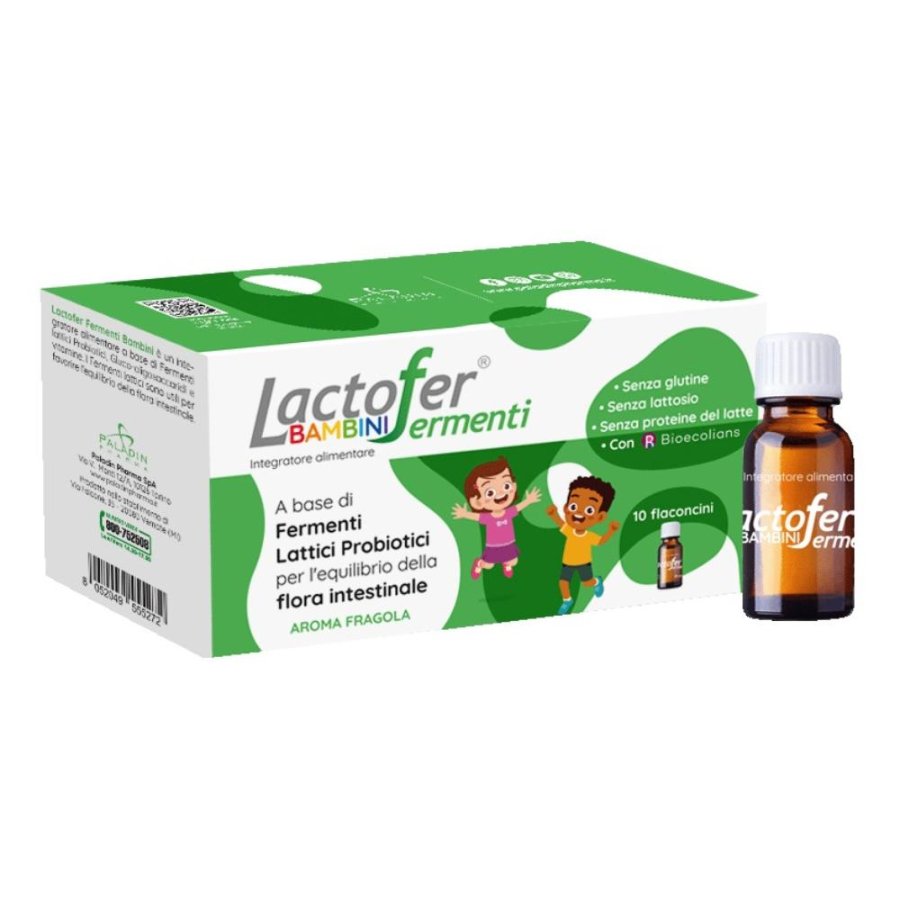 Lactofer Fermenti Bambini, 10 Flaconcini