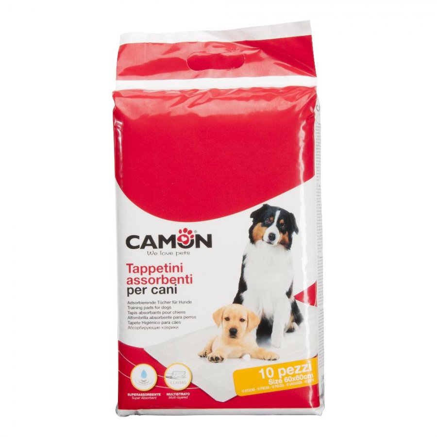 Tappetino Assorbente per Cani con Indicatore di Umidità 60x60cm - Confezione da 10 Pezzi