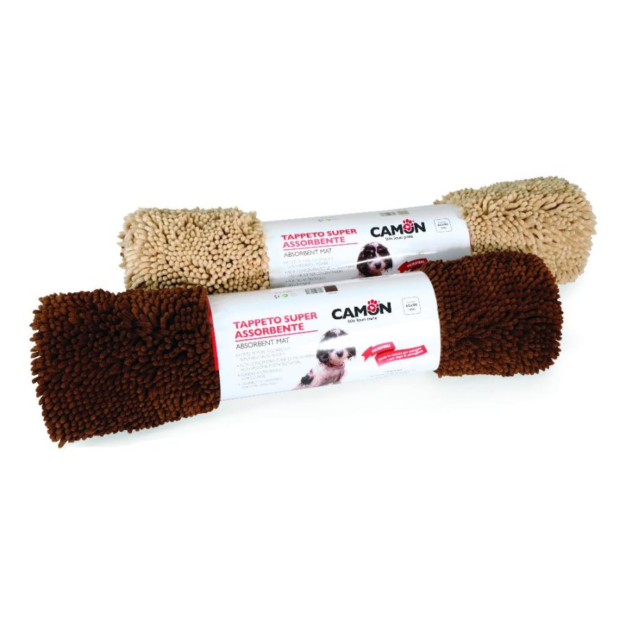 CAMON TAPPETO MICROFIBRA MARRONE 65x90CM
