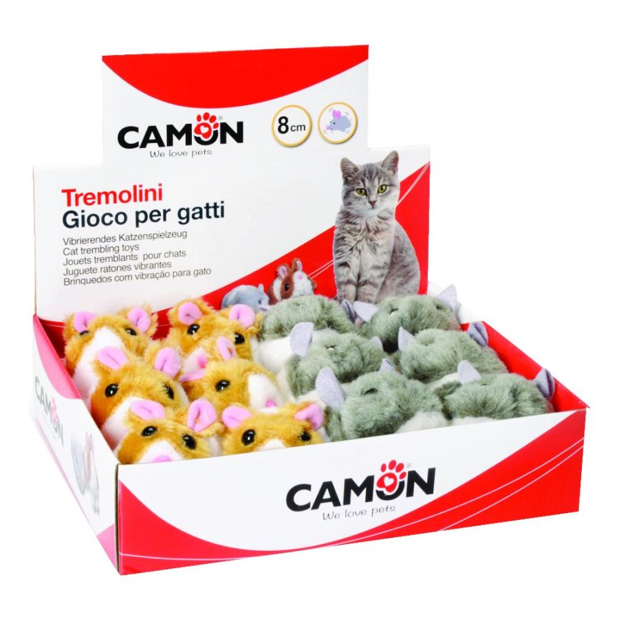 CAMON GIOCO TREMOLINO TOPO/CONIGLIO 8CM CAD.