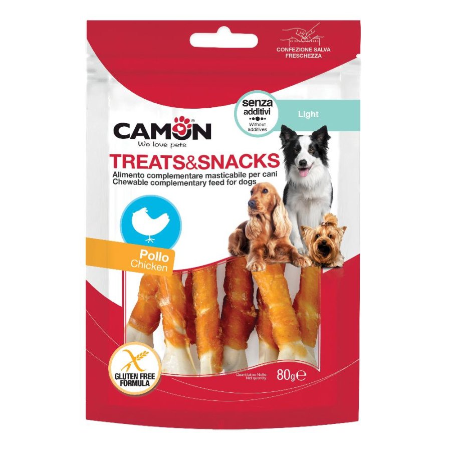 CAMON CANE SNACK TREATS INVOLTINI POLLO 80GR