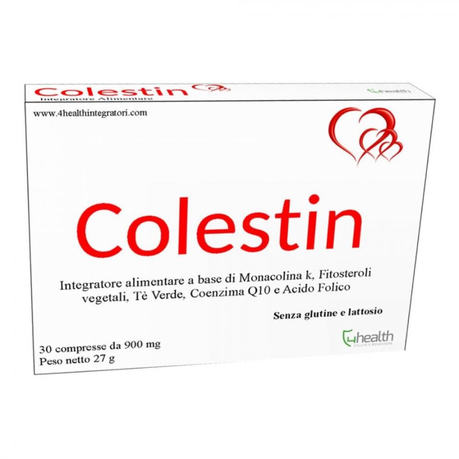 Colestin Integratore Alimentare - 30 Compresse - Fitosteroli e Antiossidanti