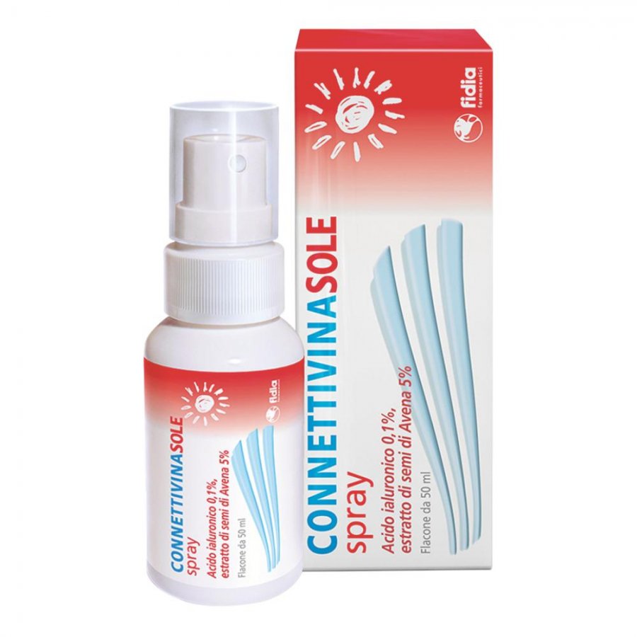 Connettivina Sole - Spray 50ml - Protezione Solare per la Pelle, Fattore di Protezione Solare SPF30