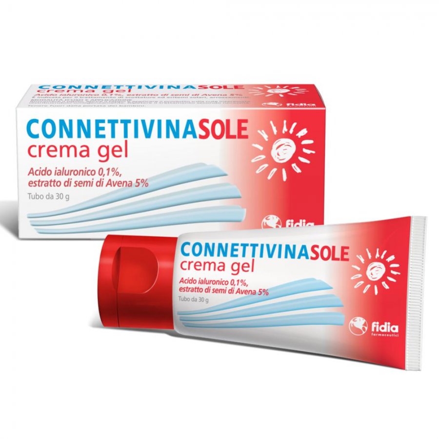 Connettivina Sole - Crema Gel 30g - Protezione Solare Avanzata per la Pelle