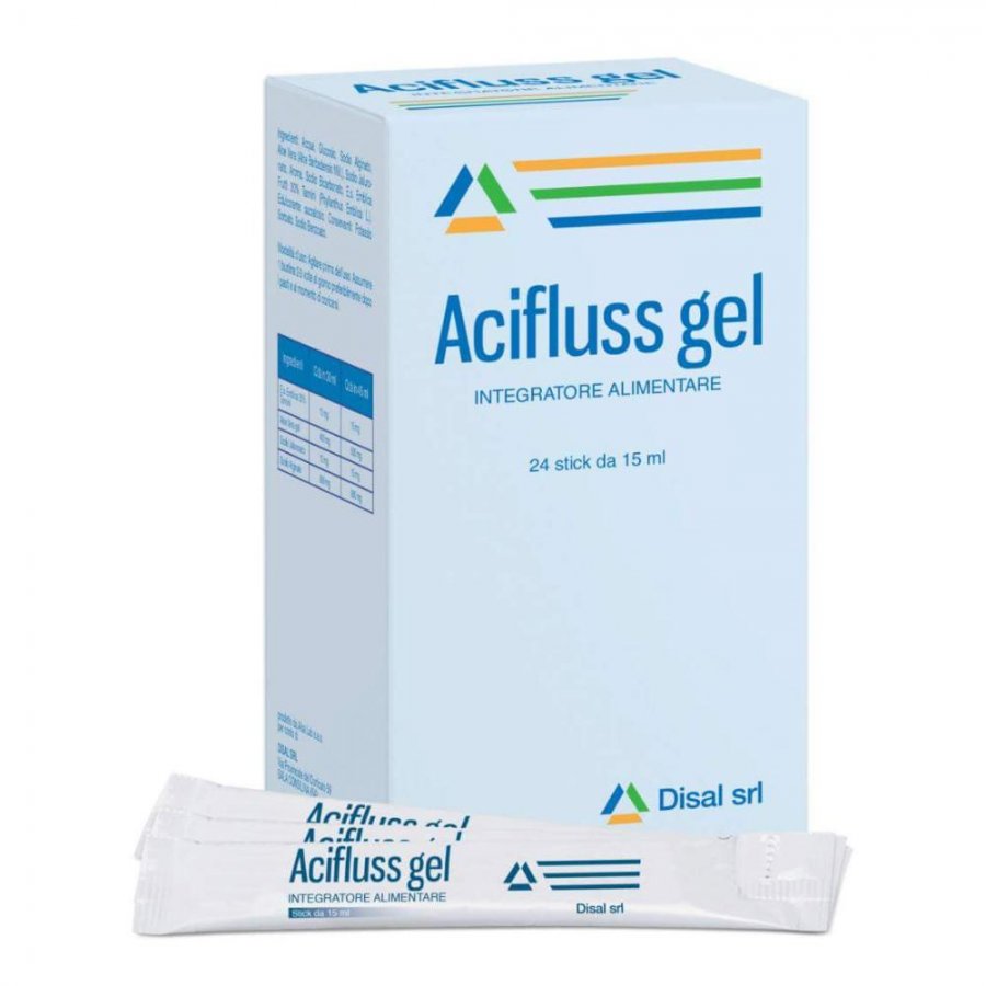 ACIFLUSS Gel 24 Stick 15ml - Integratore per il Benessere delle Vie Urinarie
