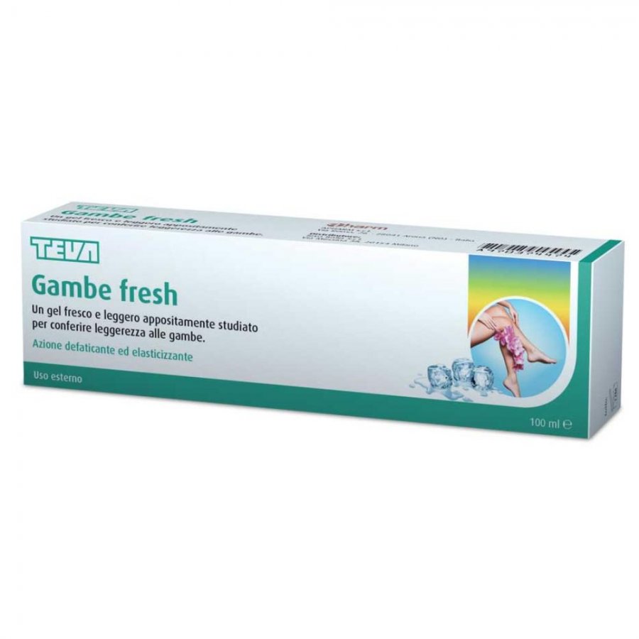 Gambe Fresh Teva - Gel Fresco Defaticante 100 ml per Gambe Leggere e Fresche