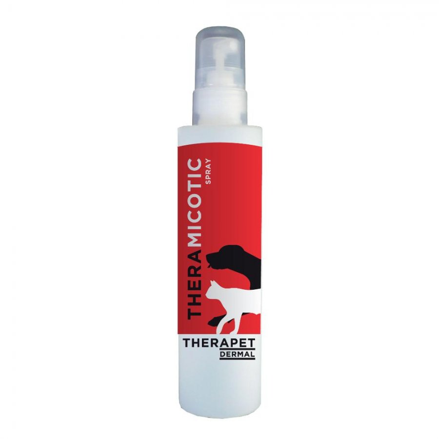 Theramicotic Spray per Dermatiti di Cani e Gatti 200ml - Trattamento Dermatologico per Animali Domestici