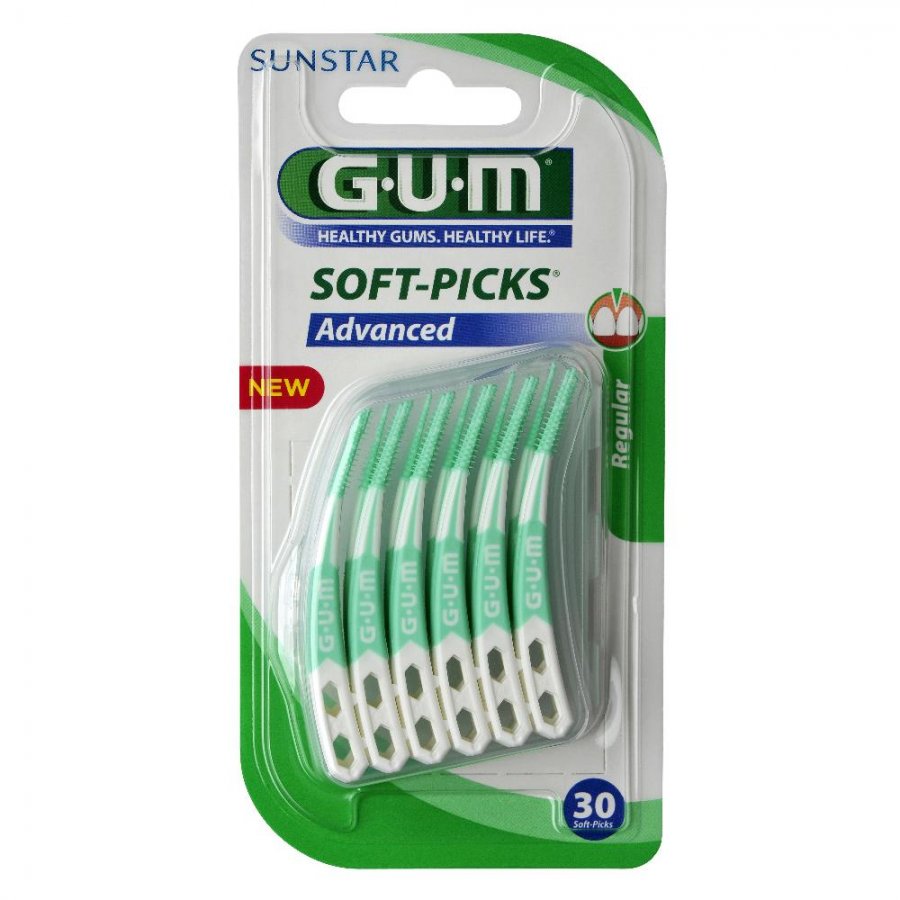 Gum Soft-Picks Advanced Misura M 30 Scovolini - Pulizia Interdentale Facile ed Efficace