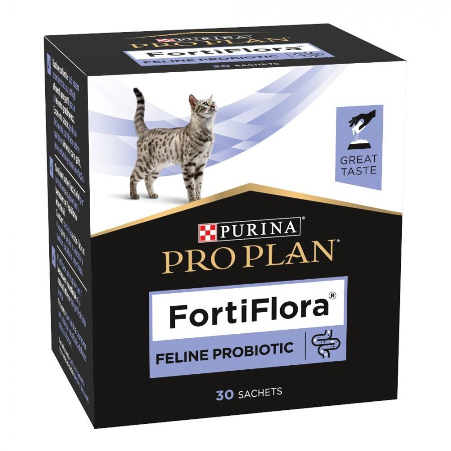 Nestlè Fortiflora Gatto 30 Buste da 1g - Integratore Probiotico per la Salute del Tuo Gatto