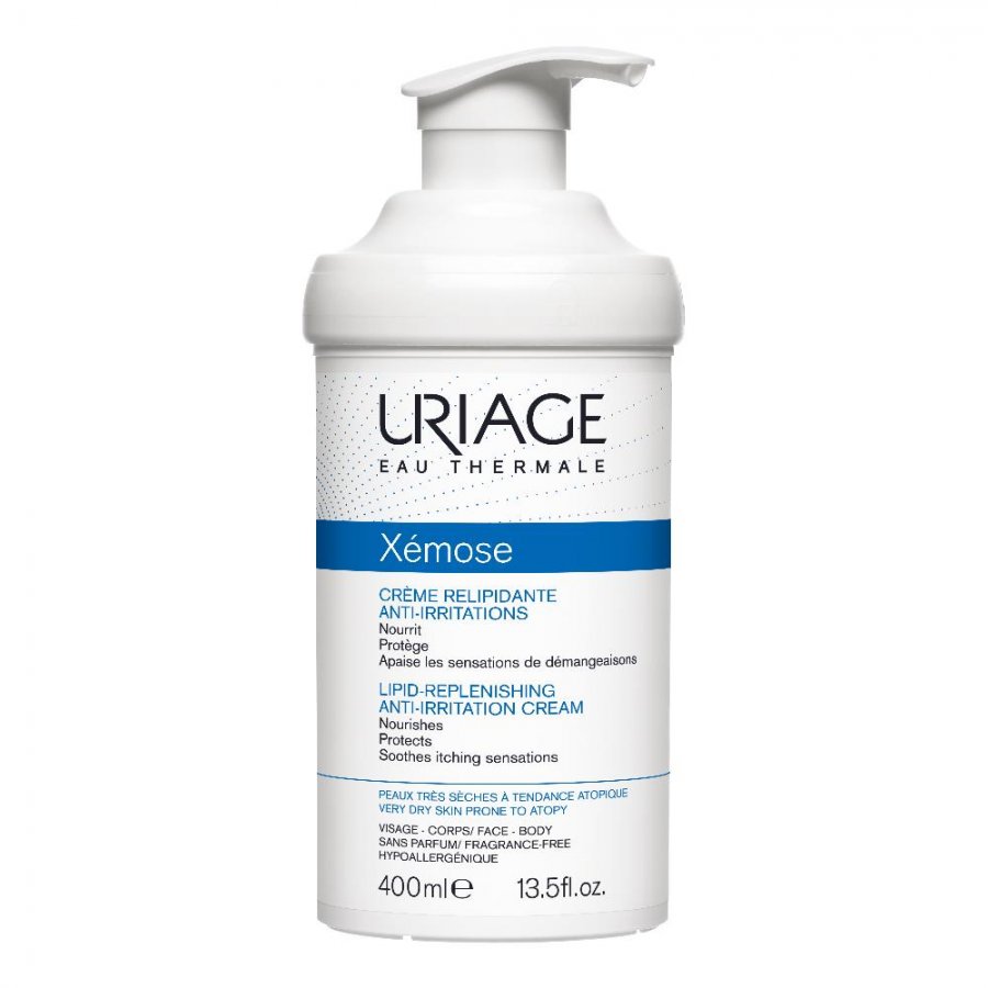 Uriage Xemose - Crema Anti-Irritazioni 400ml - Idratante Lenitivo per la Pelle Sensibile