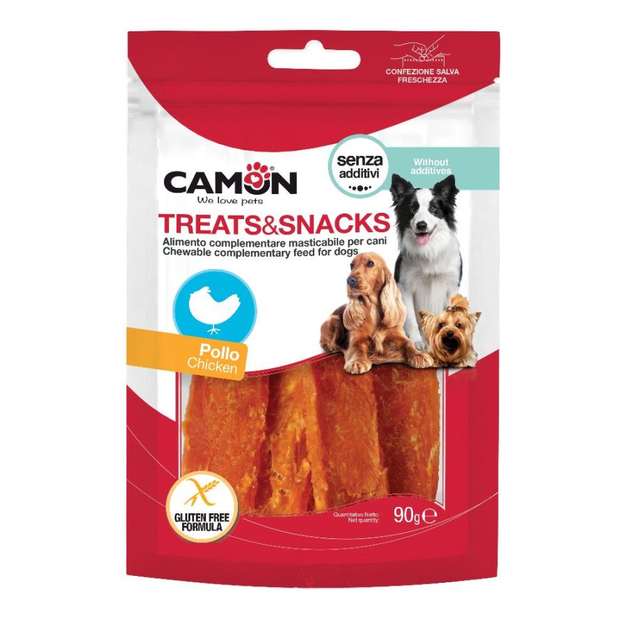 CAMON CANE SNACK TREATS BONES POLLO 90GR