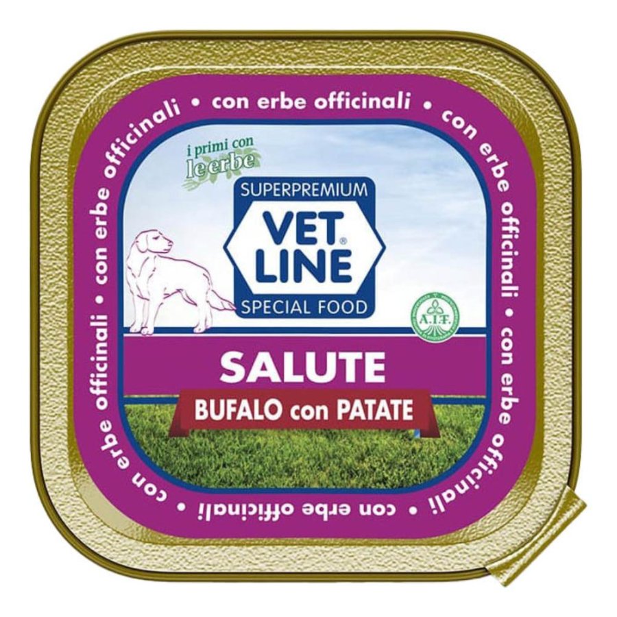 OLISTIKA VET LINE CANE SALUTE BUFALO PATATE 150GR (vaschetta)