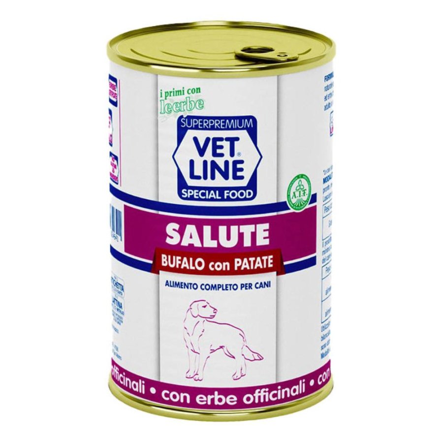 OLISTIKA VET LINE CANE SALUTE IPOALLERGENICO BUFALO PATATE 400GR (lattina)