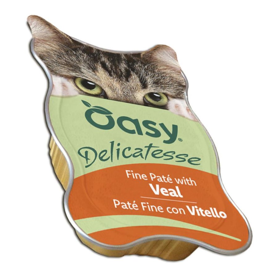 OASY GATTO DELICATES PATE VITELL85G