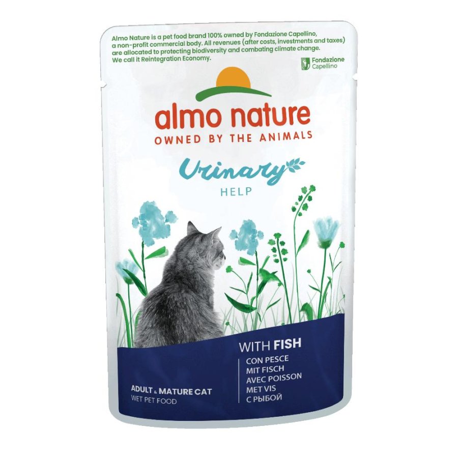 ALMO NATURE GATTO HOLISTIC URINARY HELP ADULT PESCE 70GR (bustina)