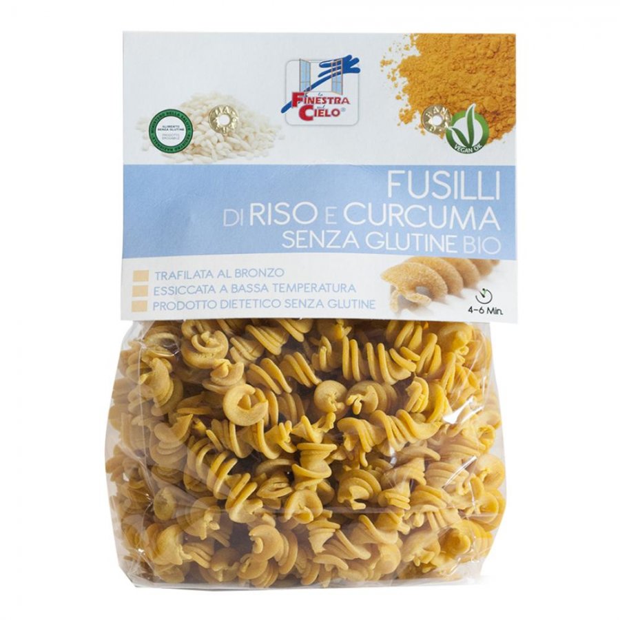 Fusilli Riso E Curcuma Senza Glutine Biologico 250g