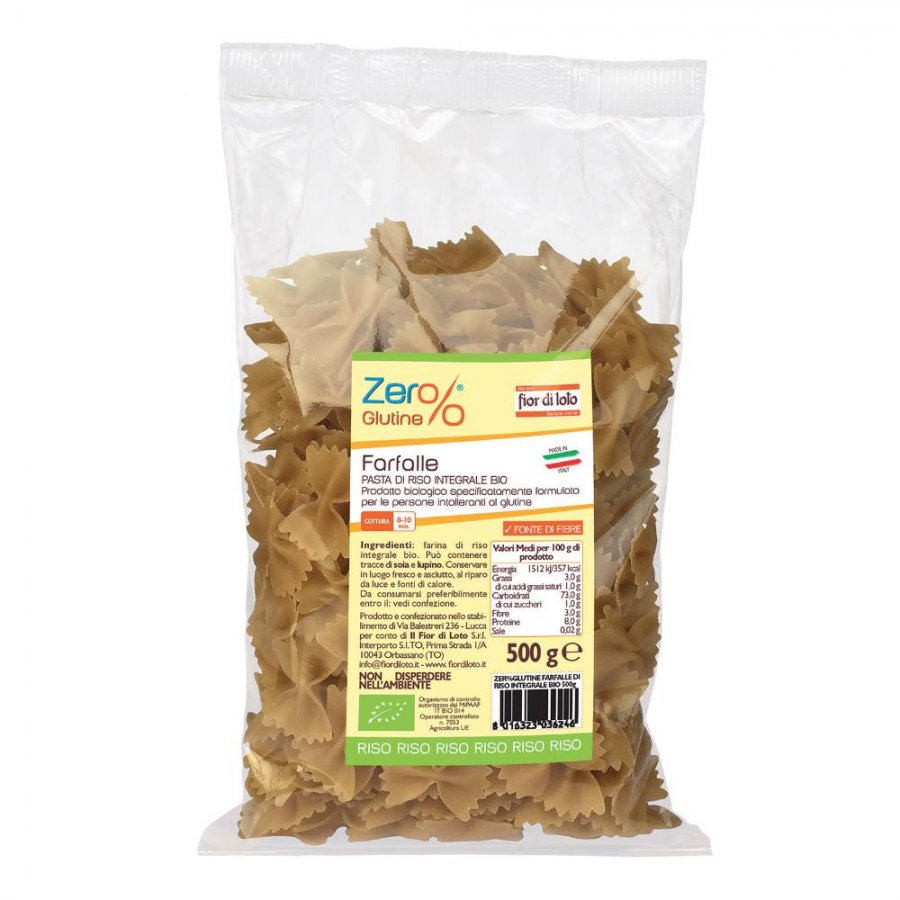 Fior Di Loto - Farfalle di riso bio 500 g