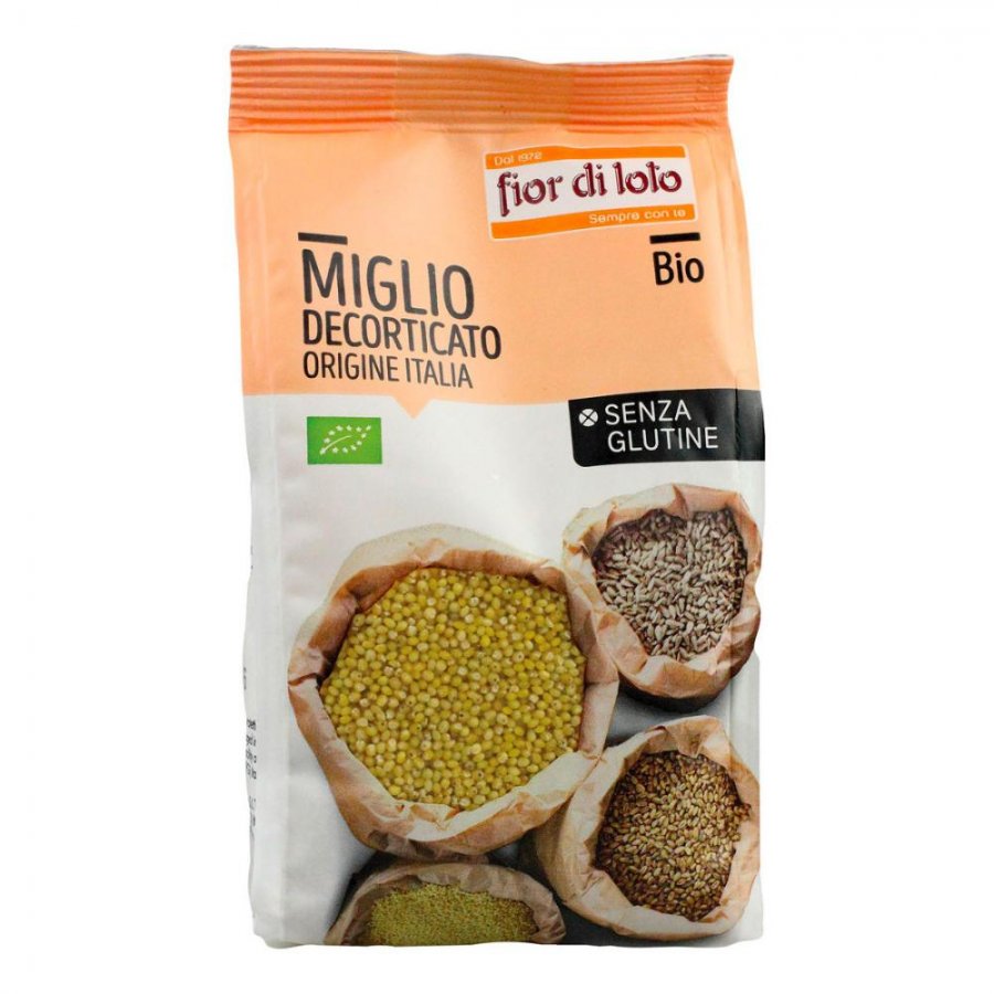 Miglio Decorticato Italia Senza Glutine Bio 400 g - Fior di Loto - Cereali Biologici