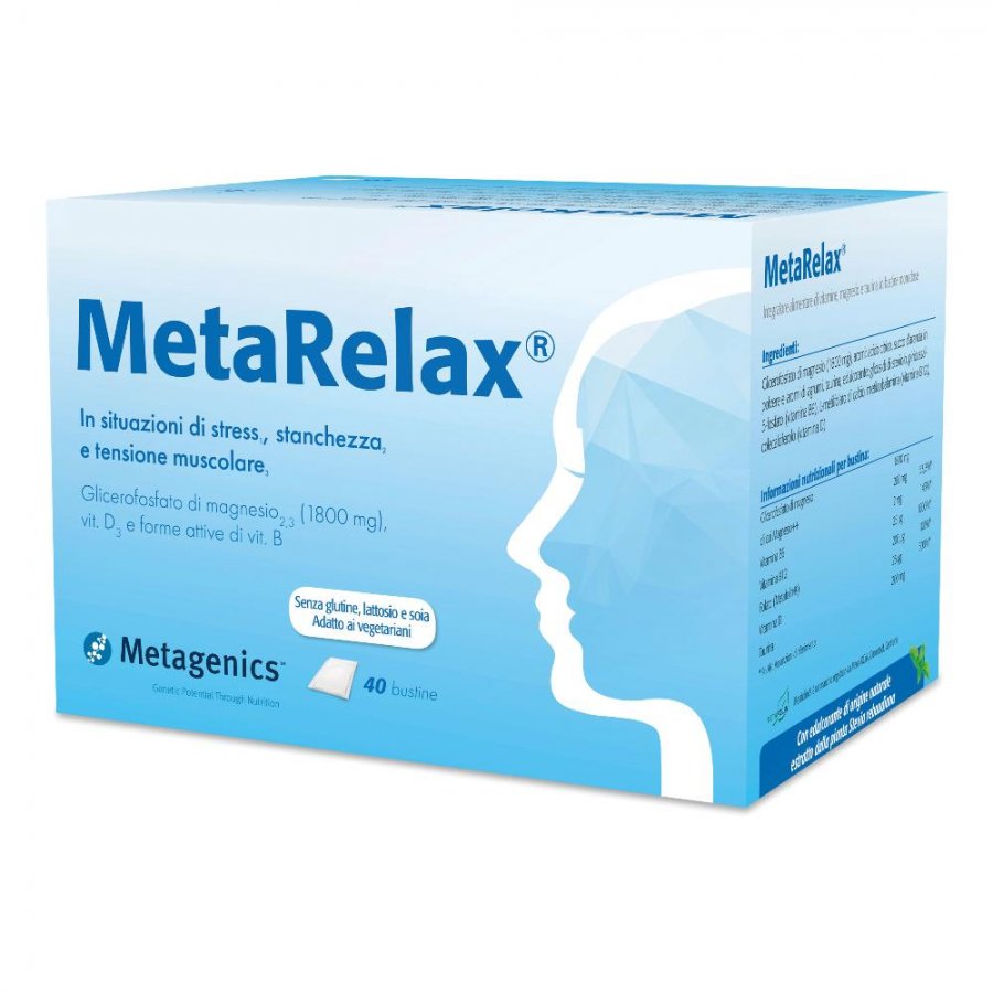 Metarelax New - Indicato in situazioni di stress 40 Bustine